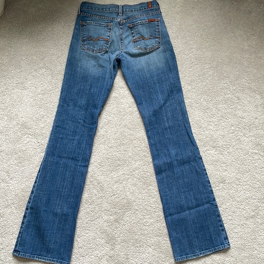 7 for All Mankind jeans, bootcut, medium blue